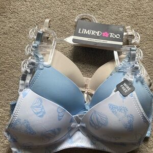 3 pack of Girls bra size 32B from limited too.